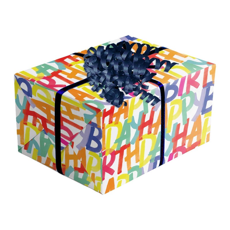 Jillson Roberts 6-Count Self-Adhesive Grosgrain Curly Bows Gift Wrap Accessory, Navy - Image 2